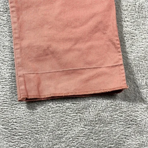 Old Navy Pixie Crop Blush Mid‎ Rise 12 Peach Amelia Rose Stretch Chino Outdoorsy - Picture 4 of 14